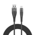 Forever kabel Shark USB - USB-C 1,0 m 2A czarny