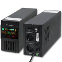 Qoltec Zasilacz awaryjny UPS | Monolith | 600VA | 360W | LCD | USB