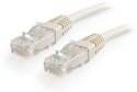 PATCHCORD KAT5E UTP 0,25M SZARY