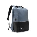 Bestlife Laptop backpack Travel Safe 15.6'' GRAY/BLUE/BLACK BL-BB-3537BU