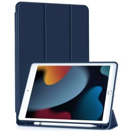 Etui do Apple iPad 10.2 9 gen 8/7 2021/2020/2019 Smart Pencil Case Alogy TPU obudowa na tablet Granatowe