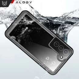 Etui wodoodporne do Samsung Galaxy S23 360 Alogy Pancerne Armor IP68 ze smyczką Czarne
