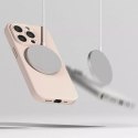 Etui Ringke Silicone Magnetic MagSafe do Apple iPhone 15 Pro Pink Sand