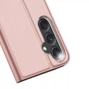 Etui portfel z podstawką do Samsung Galaxy S23 FE Dux Ducis Skin Pro - różowe