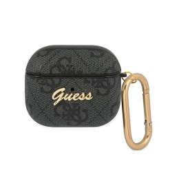 Guess etui do Airpods 3 GUA34GSMK szare 4G Script Metal