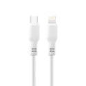 Maxlife kabel MFi MXUC-10 USB-C - Lightning 1,0 m 27W biały