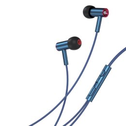 XO słuchawki przewodowe EP49 jack 3,5 mm dokanałowe niebieskie