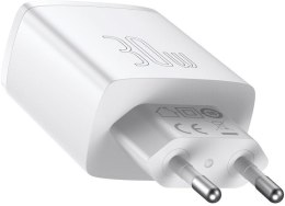 ŁADOWARKA SIECIOWA Baseus Compact Quick Charger CCXJ-E02 30W 2x USB-A 1x USB-C PD 3.0 QC 3.0 BIAŁA