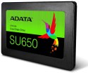 Dysk SSD Adata Ultimate SU650 120G 2.5 S3 3D