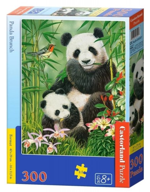 Puzzle 300 elementów Panda Brunch