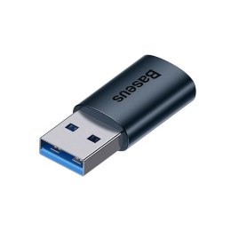 ADAPTER BASEUS INGENUITY USB-A/USB-C OTG BLUE