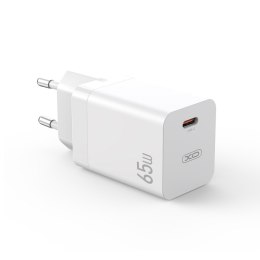 XO ŁAD SIEC CE10 PD 65W 1xUSB-C BIAŁA + KABEL USB-C/USB-C