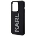 Etui Karl Lagerfeld KLHCP15L3DMBKCK do iPhone 15 Pro 6.1" czarny/black hardcase 3D Rubber Glitter Logo