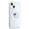 Etui Karl Lagerfeld KLHMP15SHFCCNOT do iPhone 15 6.1" transparent hardcase IML Choupette MagSafe