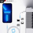 Kabel 100cm Alogy przewód USB do Lightning Biały