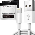 Kabel 100cm Alogy przewód USB do Lightning Biały