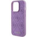 Oryginalne Etui GUESS Hardcase GUHCP15XP4EPMU do iPhone 15 PRO MAX (Quilted 4G Classic / jasny fiolet)