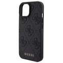 Oryginalne Etui GUESS Hardcase GUHCP15SP4EPMK do iPhone 15 (Quilted 4G Classic / czarny)