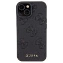 Oryginalne Etui GUESS Hardcase GUHCP15SP4EPMK do iPhone 15 (Quilted 4G Classic / czarny)