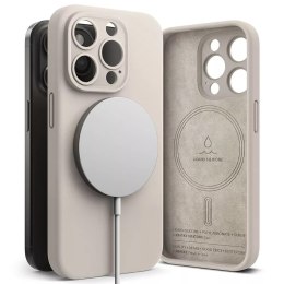 Etui Ringke Silicone Magnetic MagSafe do Apple iPhone 15 Pro Stone