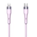 NILLKIN DATA CABLE FLOWSPEED SILICON TYPE C-LIGHTNING PD 27W, PURPLE