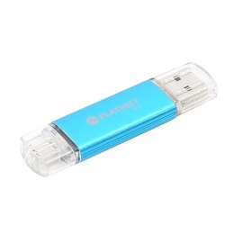 PLATINET ANDROID PENDRIVE USB 2.0 AX-Depo 32GB + microUSB for tablets BLUE [43195]