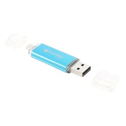 PLATINET ANDROID PENDRIVE USB 2.0 AX-Depo 32GB + microUSB for tablets BLUE [43195]