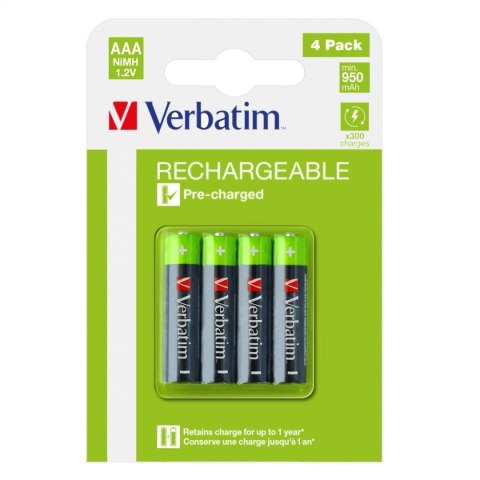 VERBATIM AKUMULATORY HR3 950 mAh BLISTER*4 49514