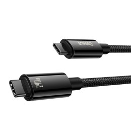Baseus kabel Tungsten PD USB-C - USB-C 1,0m czarny 240W
