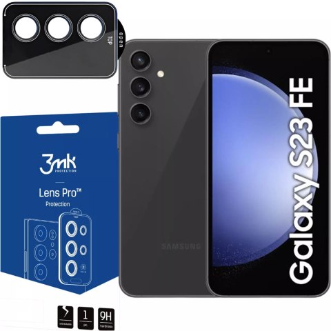 Osłona na obiektyw do Samsung Galaxy S23 FE - 3mk Lens Protection Pro Black