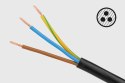 Listwa sieciowa Rebel 6 gniazd typu niemieckiego, kabel 3m (3x1,5)