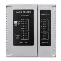 Qoltec Tester sieci kablowych | RJ45 | RJ12