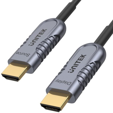 Unitek kabel optyczny HDMI 2.1 AOC 8K 120Hz 40 m