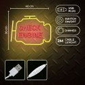 Neon PLEXI LED CHECK ENGINE żółto czerwony NNE21 Neolia