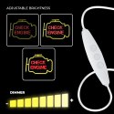 Neon PLEXI LED CHECK ENGINE żółto czerwony NNE21 Neolia