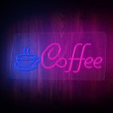 Neon PLEXI LED COFFEE niebieski róż NNE11 Neolia