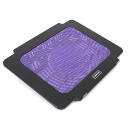 OMEGA LAPTOP COOLER PAD PODKŁADKA CHŁODZĄCA BREEZE PURPLE 14CM FAN USB PORT 42615 TE