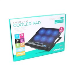 OMEGA LAPTOP COOLER PAD PODKŁADKA CHŁODZĄCA COOLWAVE 6X FAN BLACK 41250 TE