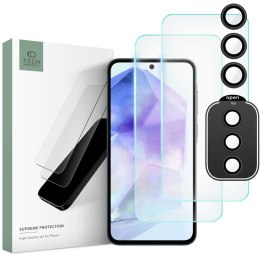 SZKŁO HARTOWANE TECH-PROTECT SUPREME SET GALAXY A55 5G CLEAR