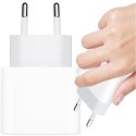 Ładowarka sieciowa szybka 30W USB-C USB typ C GaN PD do iPhone kostka Alogy Biała