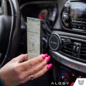 Uchwyt samochodowy magnetyczny na telefon szybę kratkę kokpit deskę do samochodu auta do telefonu Alogy Czarny