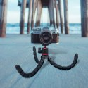 Elastyczny statyw do zdjęć mini tripod giętki na aparat kamerę 1/4" trójnóg Octopus czarny