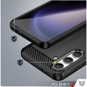 Etui do Samsung Galaxy S24 pancerne plecki obudowa na telefon case Alogy Carbon Silicone czarne