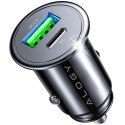 Ładowarka samochodowa 48W USB QC 3.0 18W + USB-C C PD 30W szybka mocna do telefonu Alogy Car matowa czarna