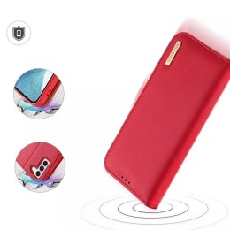 Etui DUX DUCIS Hivo - skórzane etui portfelik do Samsung Galaxy S24 Plus czerwone