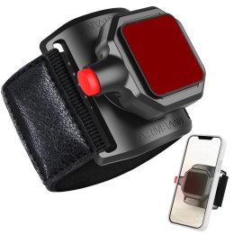 Opaska na rękę ramię na telefon do biegania sport uchwyt do telefonu zaczep klips TSA1 Armband czarny