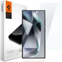 2x Folia Hydrożelowa do Samsung Galaxy S24 Ultra Spigen Neo Flex HD 2-pack kompatybilna z czytnikiem Clear