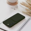 Etui futerał CARD CASE do Samsung Galaxy A25 5G zielony