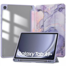 Etui SC Pen Hybrid do Samsung Galaxy Tab A9+ Plus 11.0 X210 / X215 / X216 Violet Marble