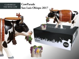 CowParade San Luis Obispo 2017, Clarabelle the Wine Cow, autor: Ken & Rod Gouff